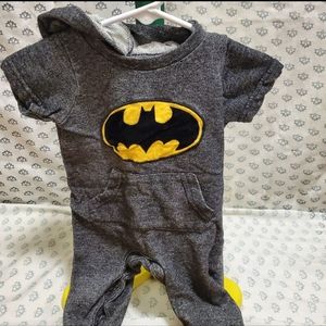 Batman 3-6M little boy hooded jumper